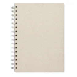 Photo de Carnet spirales A5 papier d'herbes