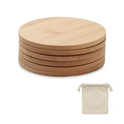 Photo de Sous-verres en bambou par 6