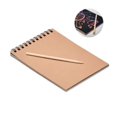 Photo de Bloc-notes A6 papier kraft