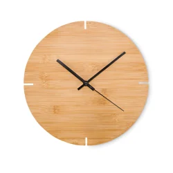 Photo de Horloge murale en bambou