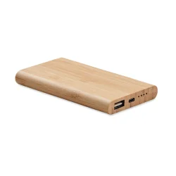 Photo de Batterie externe 4000 mAh à induction en bambou
