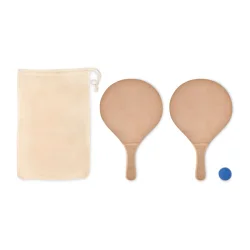 Photo de Set tennis de plage en bois