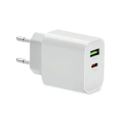 Photo de Chargeur secteur 18W avec 2 ports USB