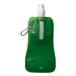 Photo de Gourde 480 ml pliable avec mousqueton