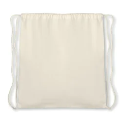 Photo de Sac cordelette 105 g/m² en coton bio