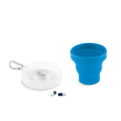 Photo de Tasse pliable avec pilulier