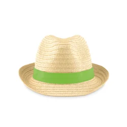 Photo de Chapeau de paille avec bande colorée
