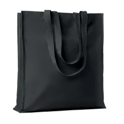 Photo de Totebag 140gr/m²  en coton coloré à fond plat