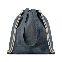 Photo de Sac cordelette 140 gr/m² en tissu recyclé