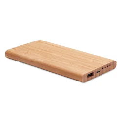 Photo de Batterie externe à induction 6000 mAh en bambou