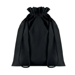 Photo de Pochon 105 gr/m² en coton noir moyen format