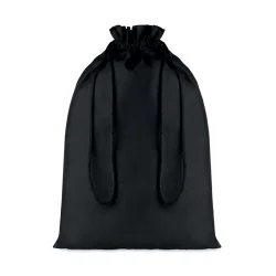Photo de Pochon 105 gr/m² en coton noir grand format