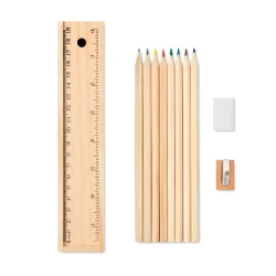 Photo de Coffret crayons de bois et couleur