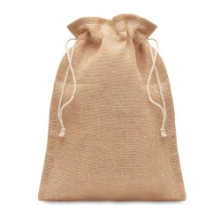 Photo de Sac cadeau en jute moyen format
