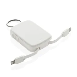 Photo de Powerbank 2000 mAh en porte-clés avec câbles intégrés