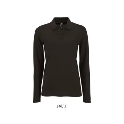 Photo de Polo 180g/m² manches longues femme