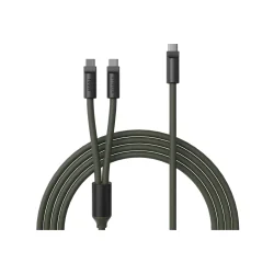 Photo de Câble USB C 2 en 1 à charge rapide
