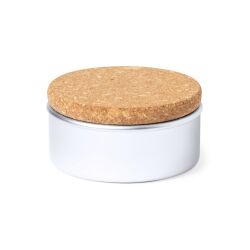 Photo de Bougie parfumée à la vanille métal et liège