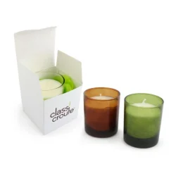 Photo de Bougie parfumée en cire végétale - 2 parfums