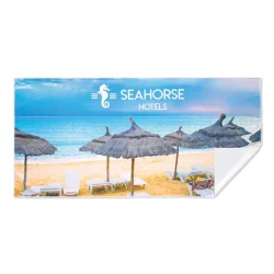 Photo de Serviette microfibre 70x140cm 100 % personnalisable