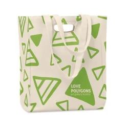 Photo de Sac shopping 320 gr/m² à fond plat en coton bio 100% personnalisable