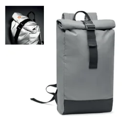 Photo de Sac à dos ordinateur 15" rolltop réfléchissant