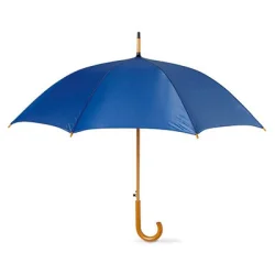 Photo de Parapluie 23" ouverture 100% personnalisable mât et poignée en bois