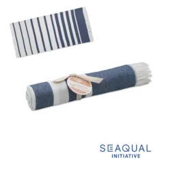 Photo de Fouta coton et polyester recyclé 70x140 cm SEAQUAL®
