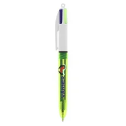 Photo de Stylo BIC® 4 couleurs Fluo Bille