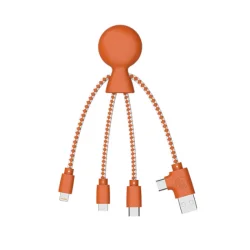 Photo de Câble multi-USB court pieuvre recyclé