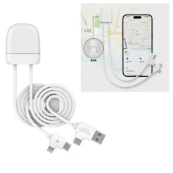 Photo de Câble multi-USB charge rapide avec puce géolocalisable