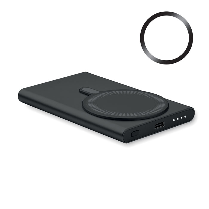 Batterie externe magnétique 5000 mAh en alu recyclé