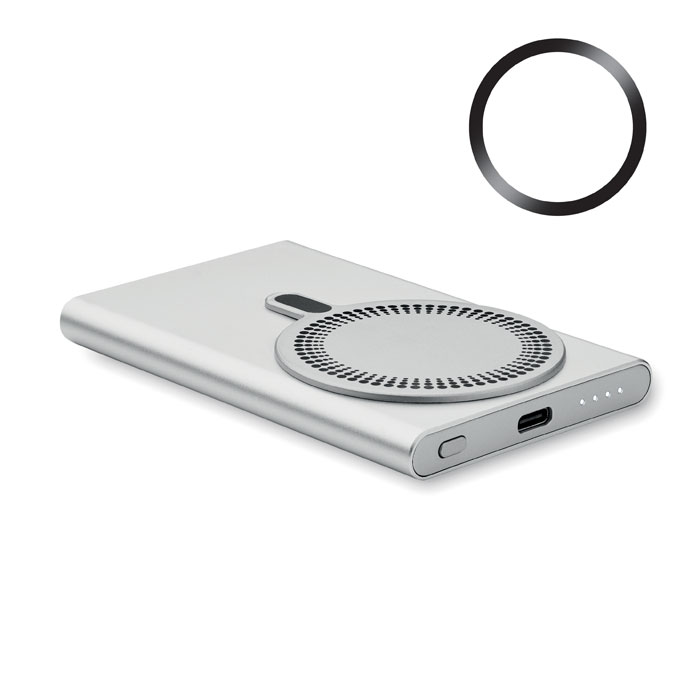 Batterie externe magnétique 5000 mAh en alu recyclé