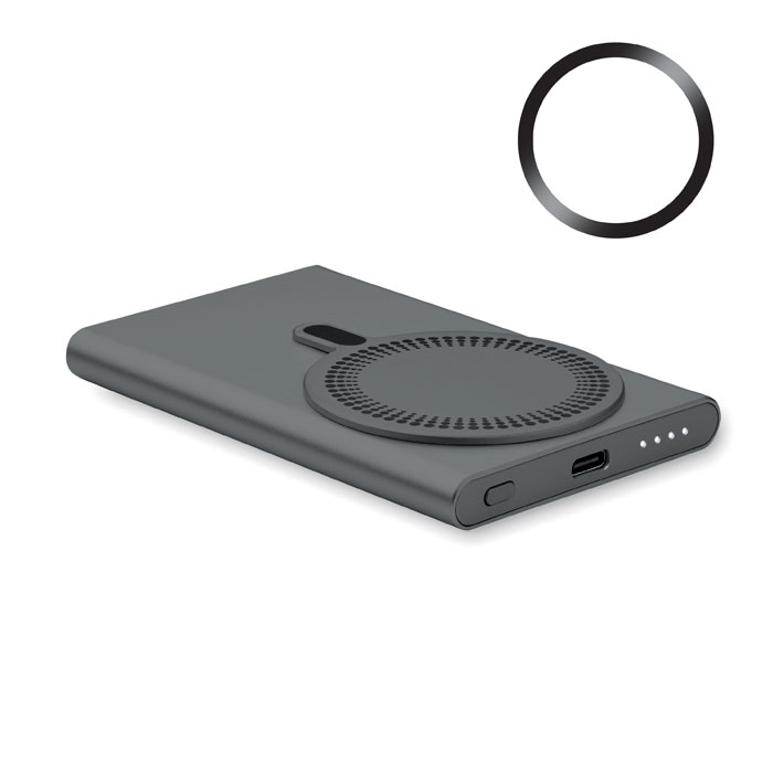 Batterie externe magnétique 5000 mAh en alu recyclé
