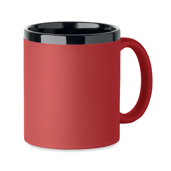 Mug 300 ml céramique bord noir