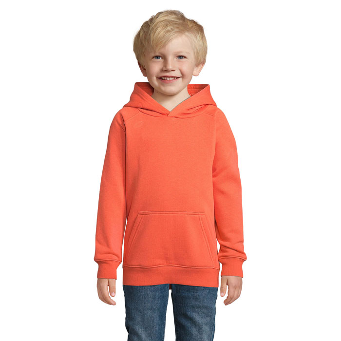 Sweat à capuche 280g/m² junior coton biologique