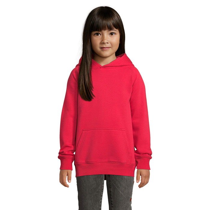 Sweat à capuche 280g/m² junior coton biologique