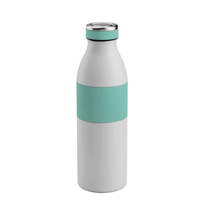 Gourde 500 ml isotherme en acier et bouchon magnétique