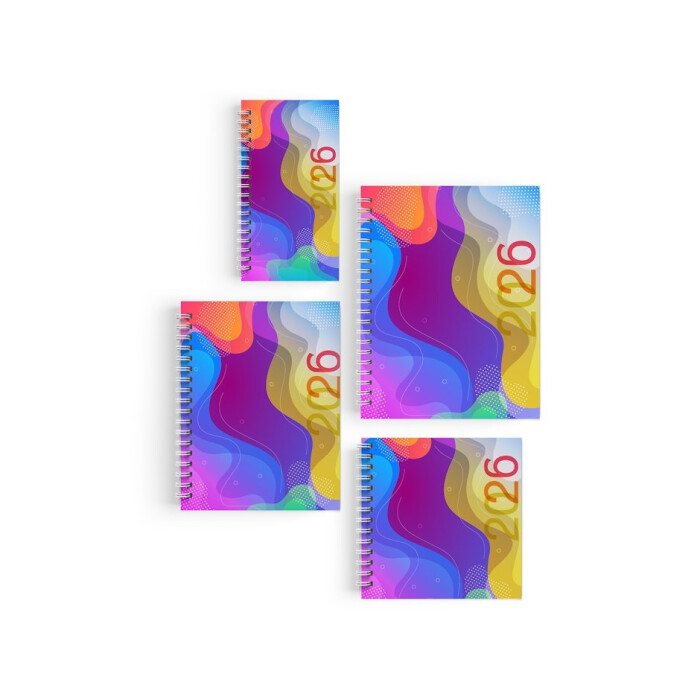 Agenda semainier à spirales 100% personnalisable